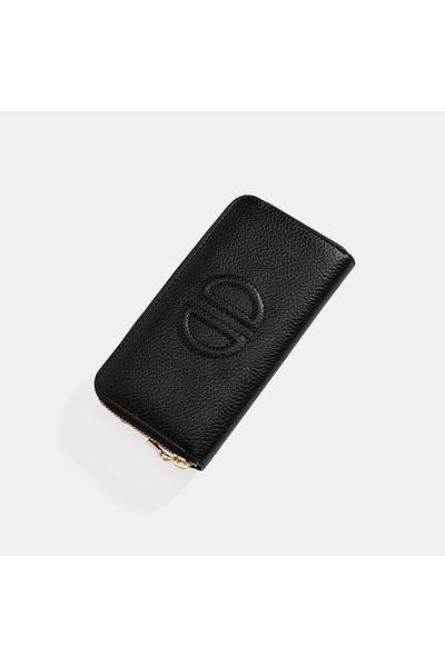 Desa Women's Black Leather Wallet
