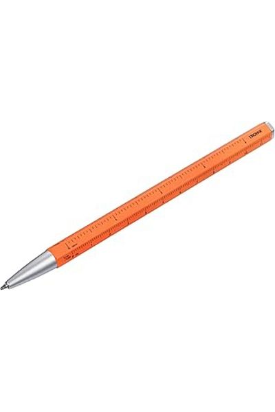 AMAZON TOHUM Troika Multi-Tasking Indelible Pen with Black D1 Tip – Costructio Basic – Satimetre/Inner Ruler, 1:20/1:50