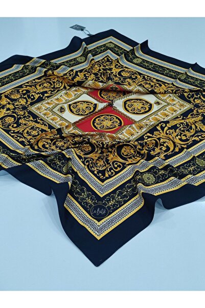 PİRAMİT Labutic Ethnic Model Ti̇vi̇l Scarf Black Red