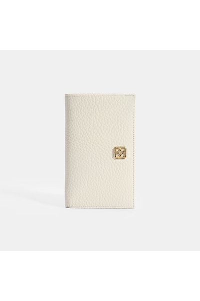 Desa Women's White Leather Wallet