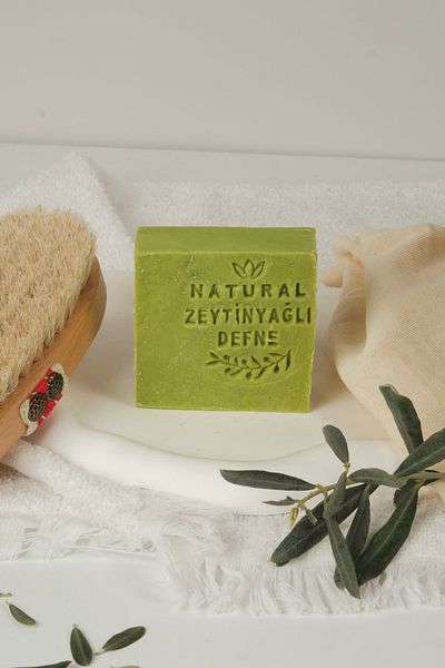 MİNGODAN 8 Pieces Olive Oil Laurel Soap Skin Care Suitable for Sensitive Skin Support Skin Diseases
