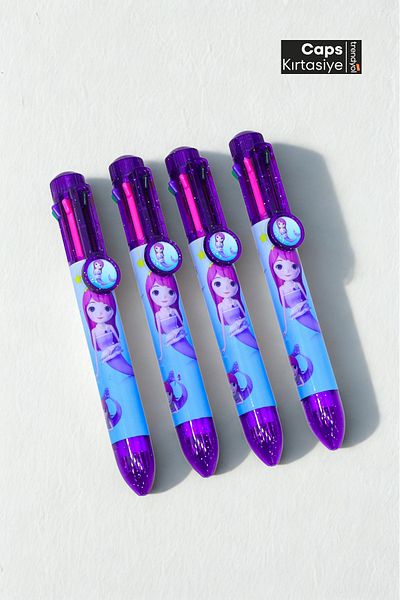 caps anlarınızı paylaştığınız ortağınız 2 Pieces of Mermaid Themed 10 Color Multi Ballpoint Pens