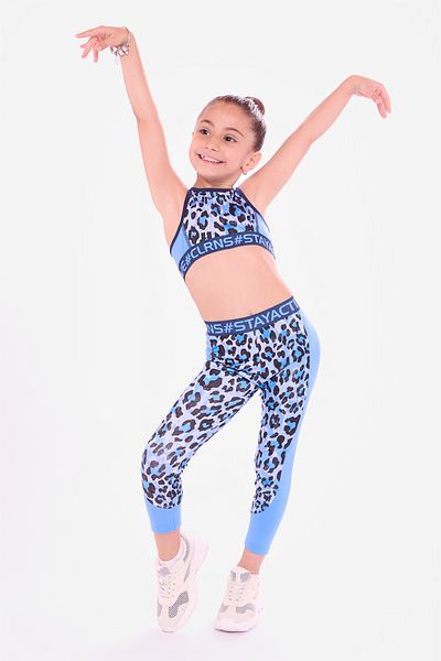 Colorinas Tricou crop pentru gimnastică