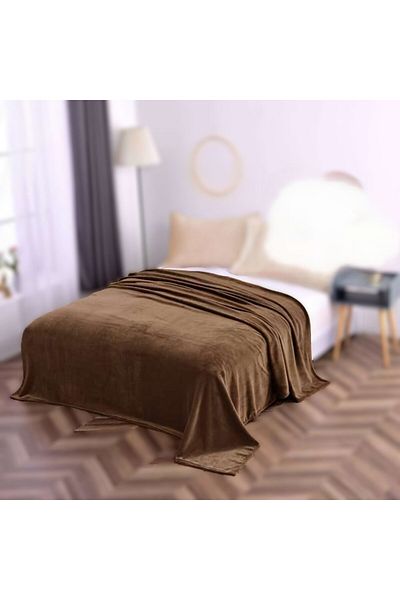 FIONNA.RO Cocolino Thin Blanket UNI - Light Brown