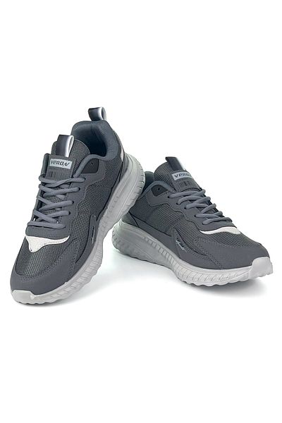 KAJILA Men's Smoked Ice Lace-Up Flexible Lightweight Casual Sneaker Sports Shoes