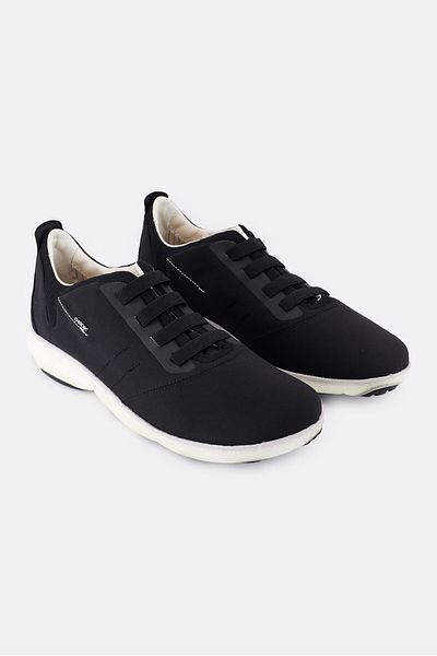 Geox Men Nebula Lace Up Casual Shoes, Black