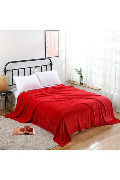 FIONNA.RO Cocolino Thin Blanket UNI - Red