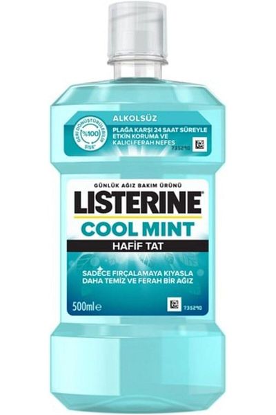 Listerine Breath Freshening Oral Care Product Cool Mint Light Taste 500 ml
