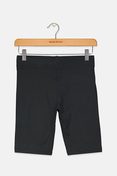 Puma Kids Girl Brand Logo Shorts, Black Heather