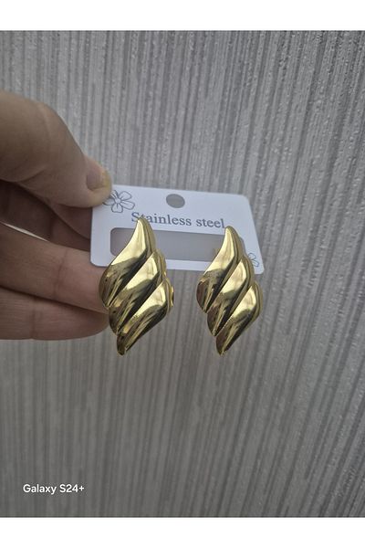 Pinkimaj Steel Earrings Style Model 2 Heart Set