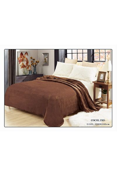 FIONNA.RO Cocolino Thin Blanket UNI - Light Brown