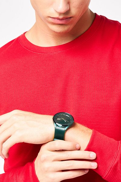Lacoste Men 2011330 Brand Logo Watch 44 mm, Green