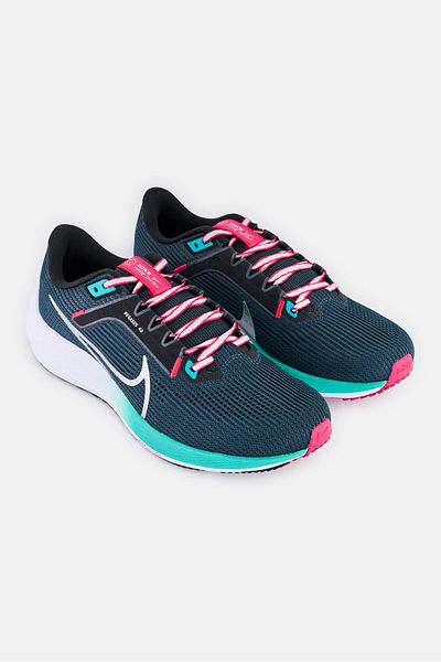 Nike Women Air Zoom Pegasus 40 Lace Up Training Shoes, Multicolor