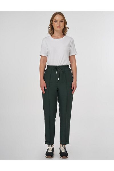 KYR Double Leg Quilted Trousers Forest Green