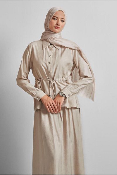 Alvina Belly Lace Skirt Suit 45729