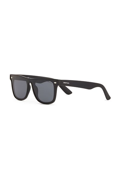Despada Ds 2380 C1 Square Matte Black Unisex Sunglasses