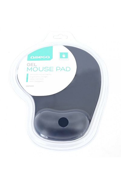 Platinet Omega gel mousepad, dark blue - OMPGDB