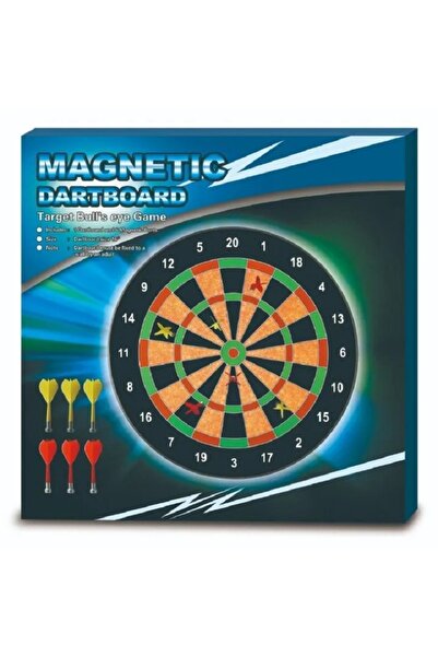 rexa لعبة لوحة رمي السهام المغناطيسية بستة سهام | ١٤ بوصة