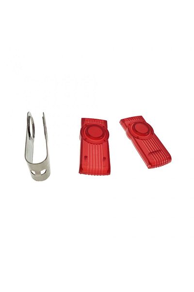 OEM Usb-15r Case, For Usb Memory, Rotating Type, Plastic And Metal, Red And Silver