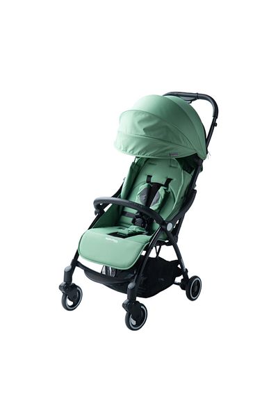 HAMILTON by Yoop Everyday Stroller - Quick Fold & Easy Store in Cabin Overhead Compartments, Green