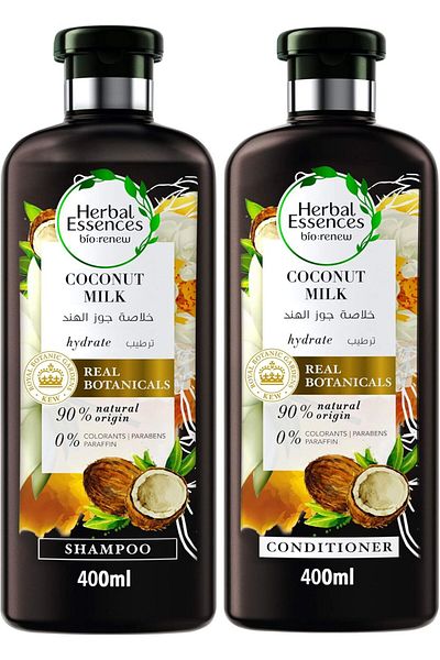Herbal Essences Bio:Renew, Coconut Milk, Shampoo 400ml + Conditioner 400ml