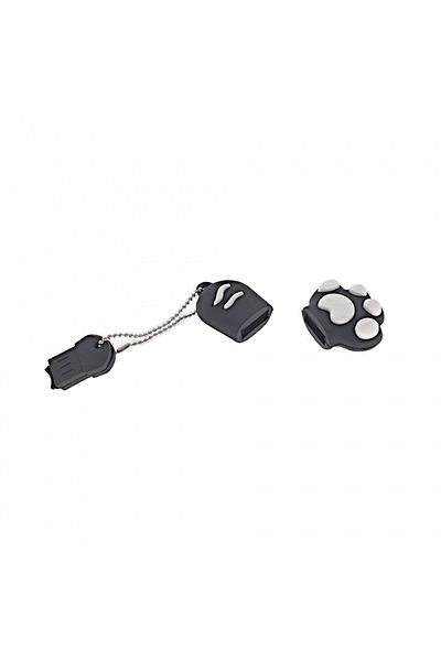 OEM Carcasa USB-11B , pentru memorie USB, figurina din cauciuc, neagra