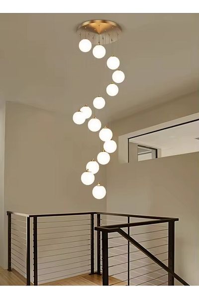 As Chandelier core for high ceilings