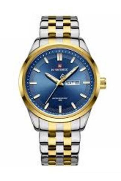 Naviforce Original Two-Tone Stainless Steel Men's Business Quartz Watch