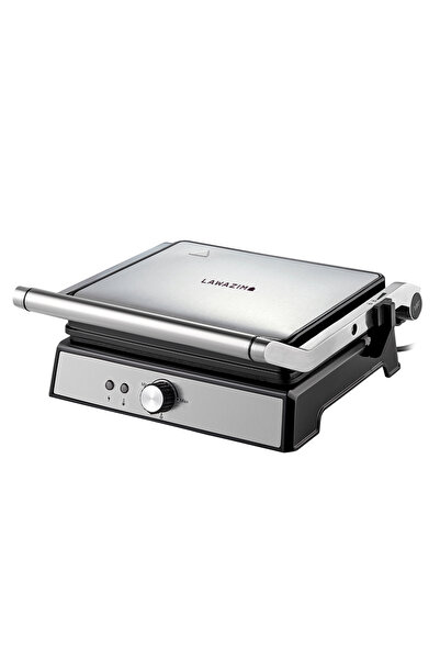 Lawazim 4-Slice Panini Press & Grill Maker -2000W Non-Stick Plates, Adjustable Temp, 180° Open Grill
