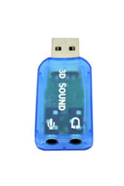 CIMUTO CIMUTO 5.1 sound card, USB connection, software included