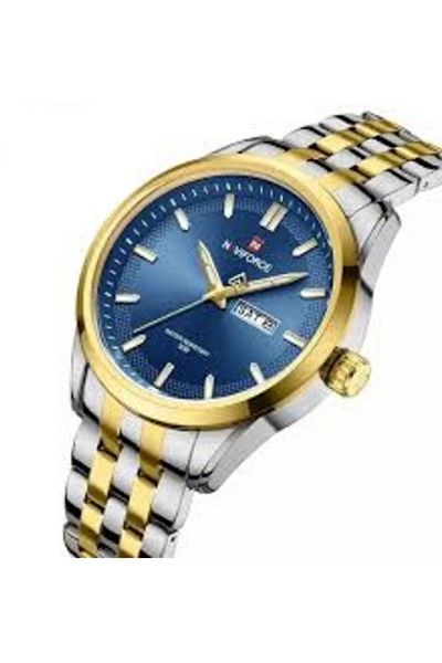 Naviforce Original Two-Tone Stainless Steel Men's Business Quartz Watch