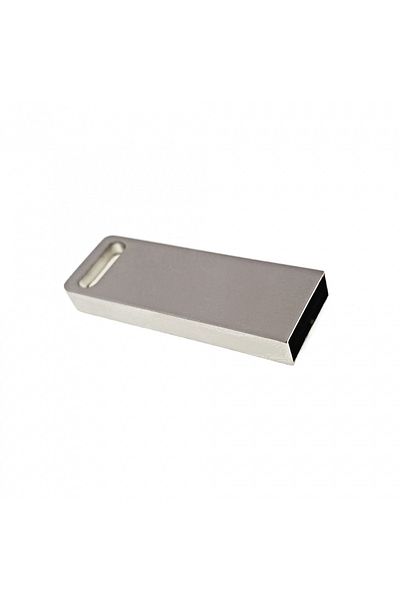 OEM Carcasa USB-10 , pentru memorie USB, din metal, argintie
