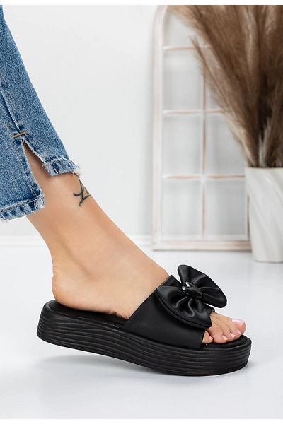mei Women's Slippers with Low Sole 3AW319 Black | Mei