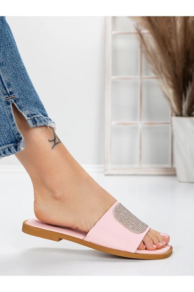 mei Women's Slippers with Low Sole 3AW308 Pink | Mei