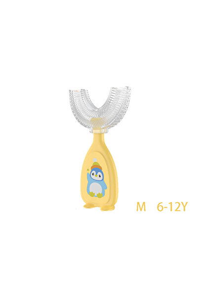 Choice1 yellow-S Children's 360 Degree Infant U-shaped Toothbrush Baby Health...