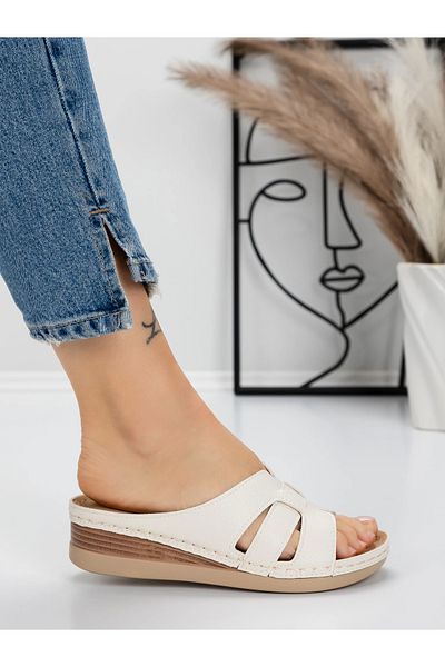 mei Women's Slippers with Low Sole 5GZ33 Beige | Mei