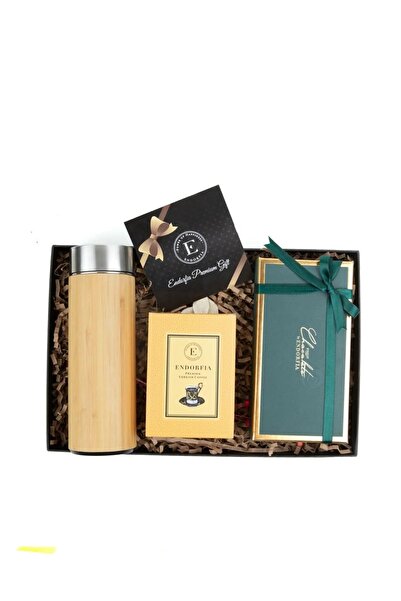 endorfia ترمس من الخيزران مانع للتسرب - علبة شوكولاتة السنة الجديدة مادلين مي...