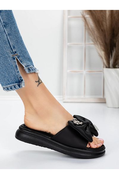 mei Women's Slippers with Low Sole 5WL21 Black | Mei