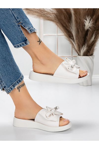 mei Women's Slippers with Low Sole 5XJ57 White | Mei