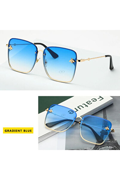 REDz Accessories Sunglasses, Women, Oversized Model, UV400 Protection, Blue