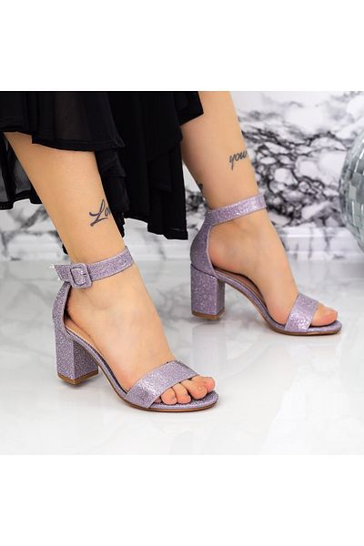 mei Ladies Sandals with Thick Toc 2XKK230 Mov Mei