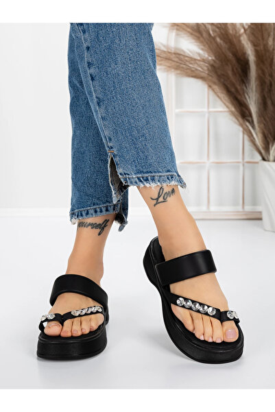 mei Women's Slippers with Low Sole 3AW291 Black | Mei