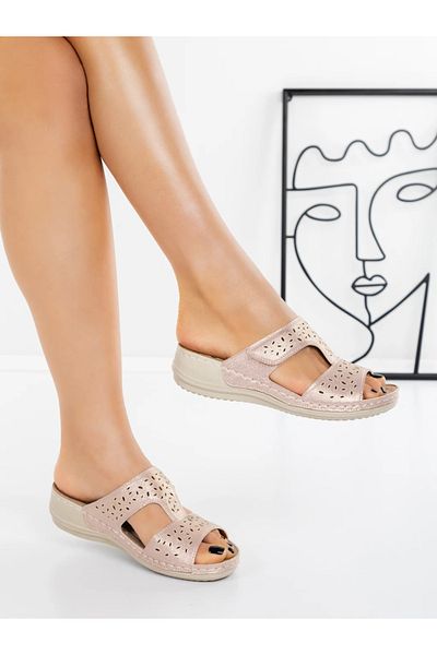 mei Women's Slippers with Low Sole 5XJ38 Pink | Mei