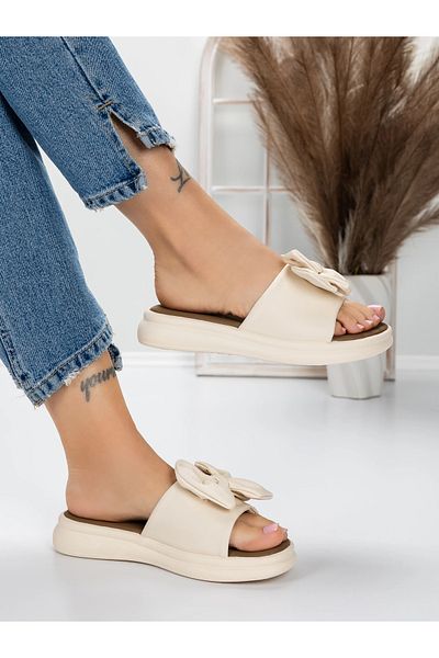 mei Women's Slippers with Low Sole 3AW311 Beige | Mei
