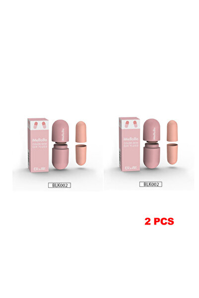 Choice سدادات أذن وردية اللون، قطعتان عازلة للصوت، سدادات أذن للنوم خاصة، ناع...