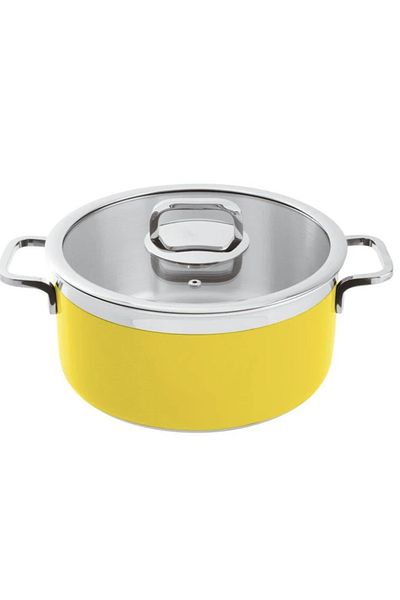 Paderno Pot with Lid Yellow cm 24 H 12