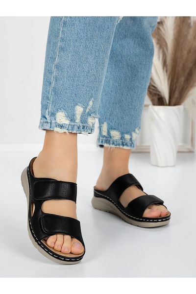 mei Women's Slippers with Low Sole 5GZ36 Black | Mei