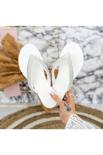 mei Women's Slippers 2Q1 White Meli