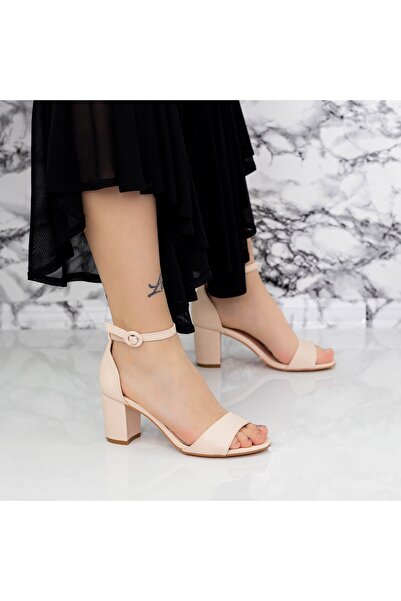 mei Sandale Dama cu Toc gros XDR282A Bej MeI