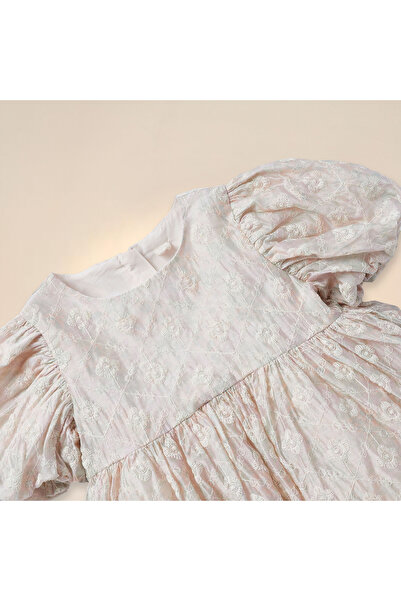 giggles Embroidered Dress with Bloomers